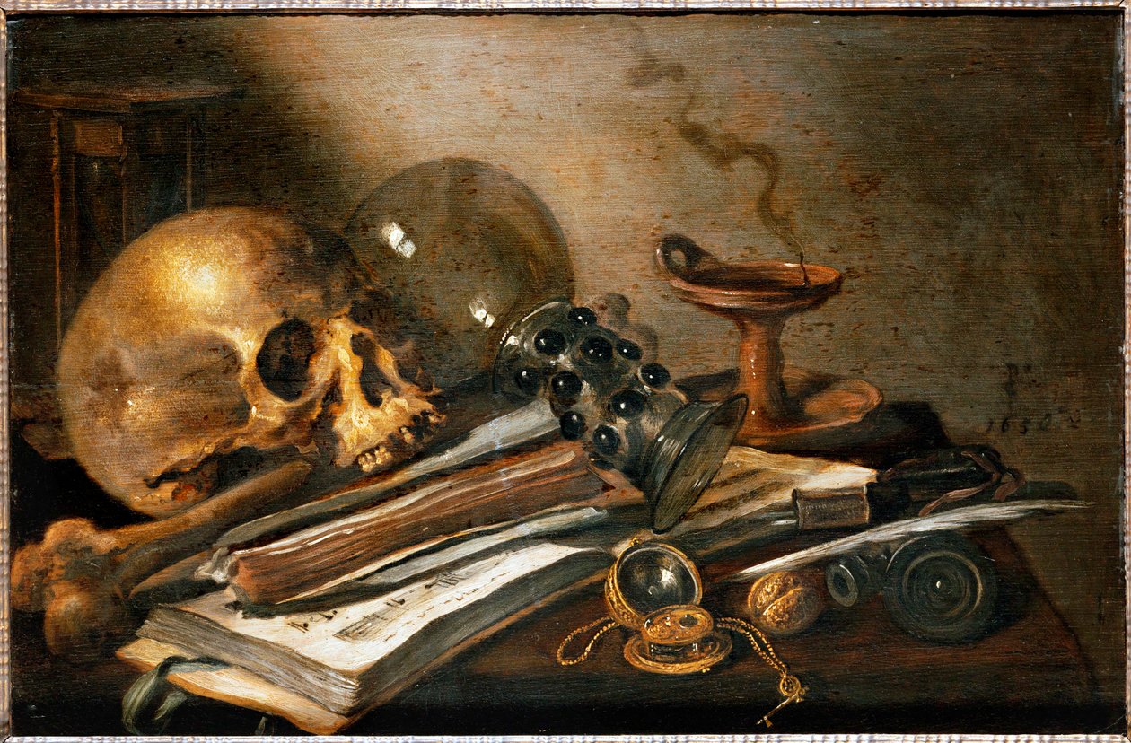Vanitas, asetelma tekijältä Pieter Claesz