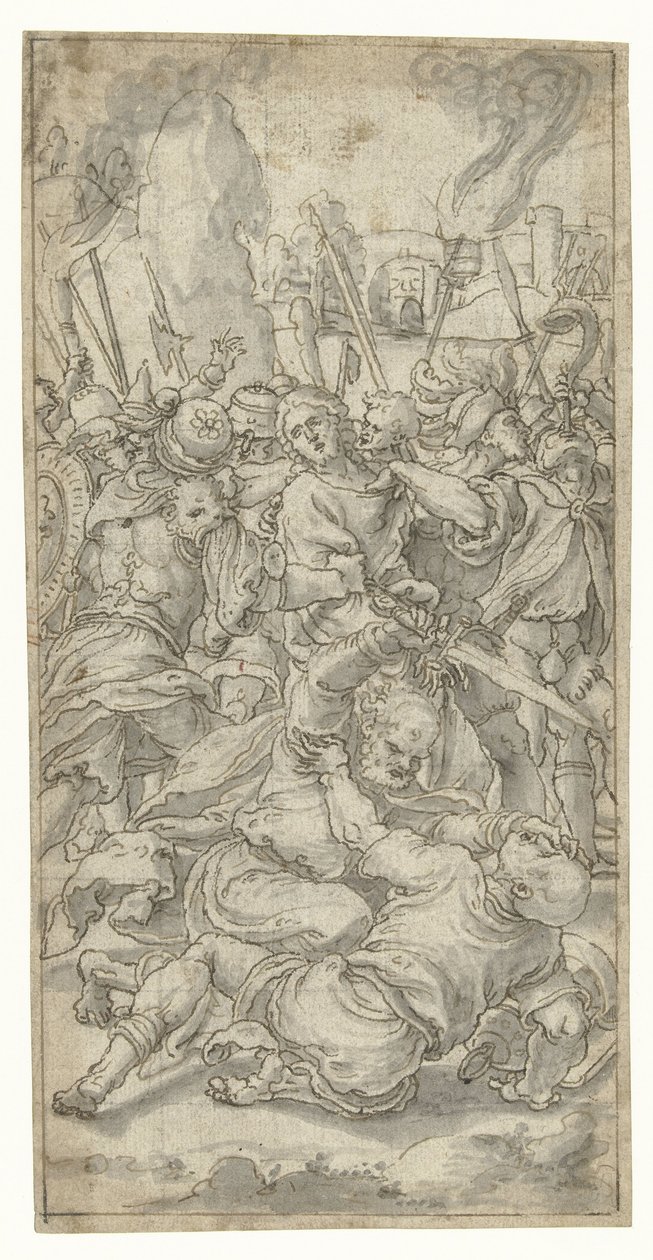Kristuksen vankeus tekijältä Pieter Coecke van Aelst (I)