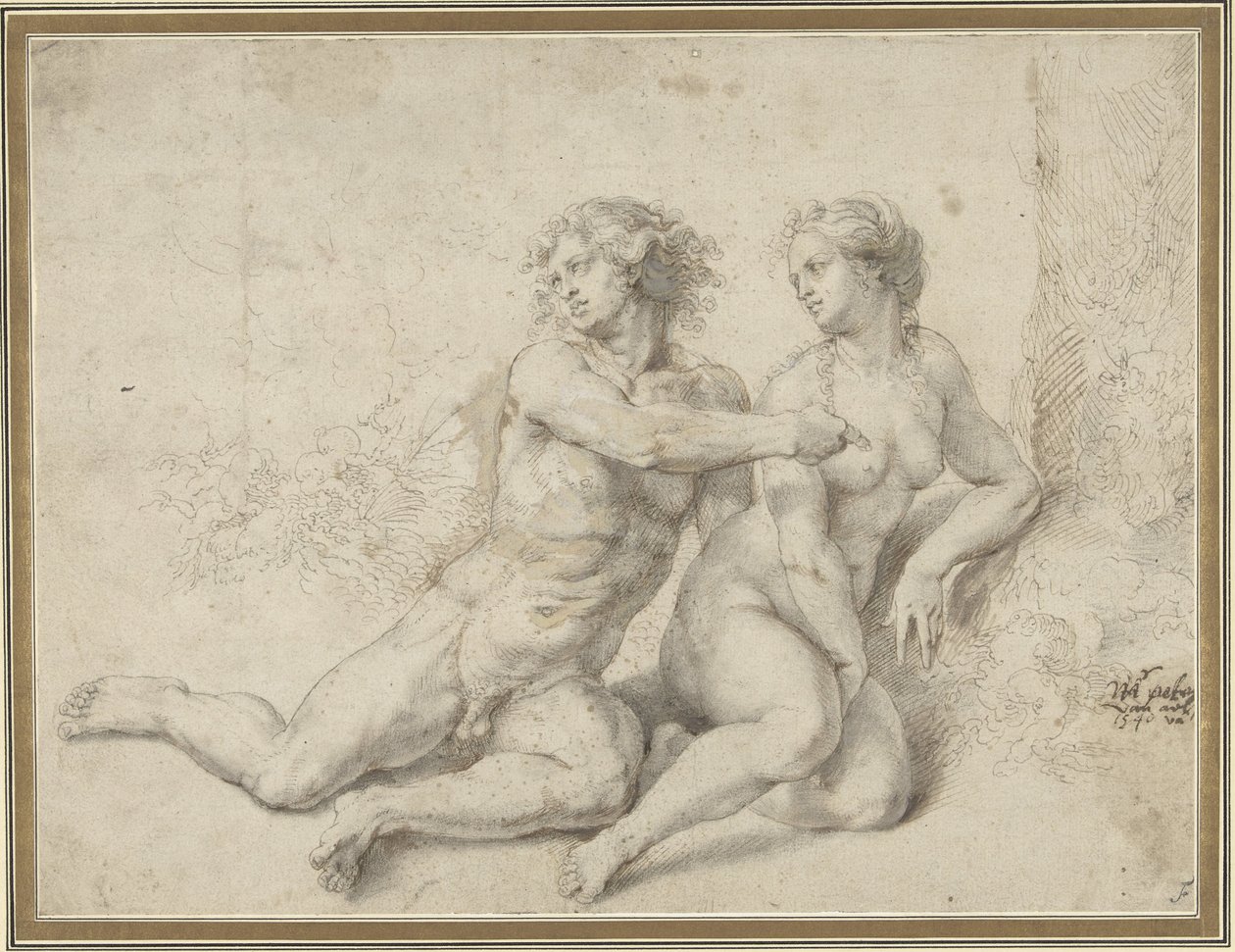 Fall, Aadam ja Eeva tekijältä Pieter Coecke van Aelst (I)