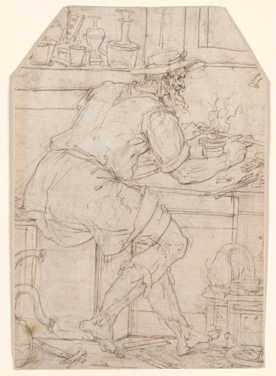 Käsityöläinen työssä tekijältä Pieter Coecke van Aelst