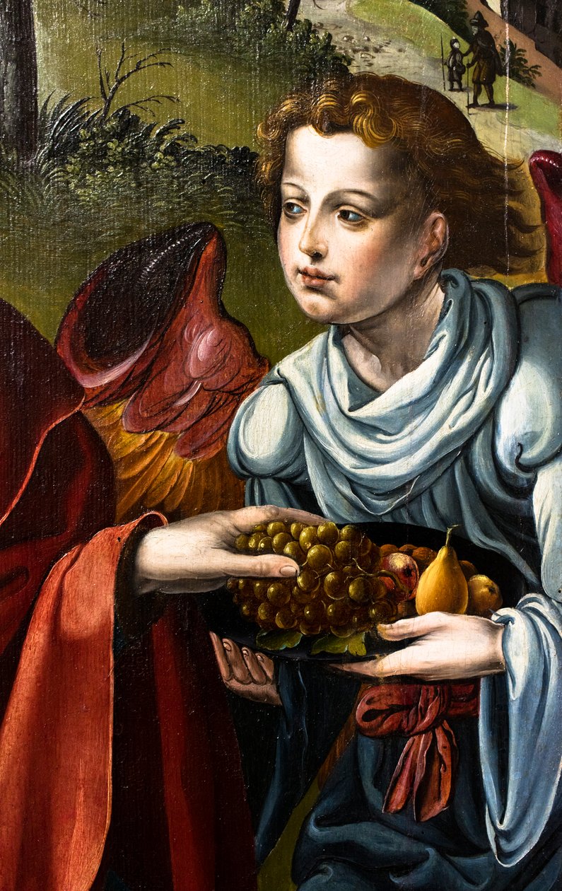 Pyhän perheen triptyykki tekijältä Pieter Coecke van Aelst