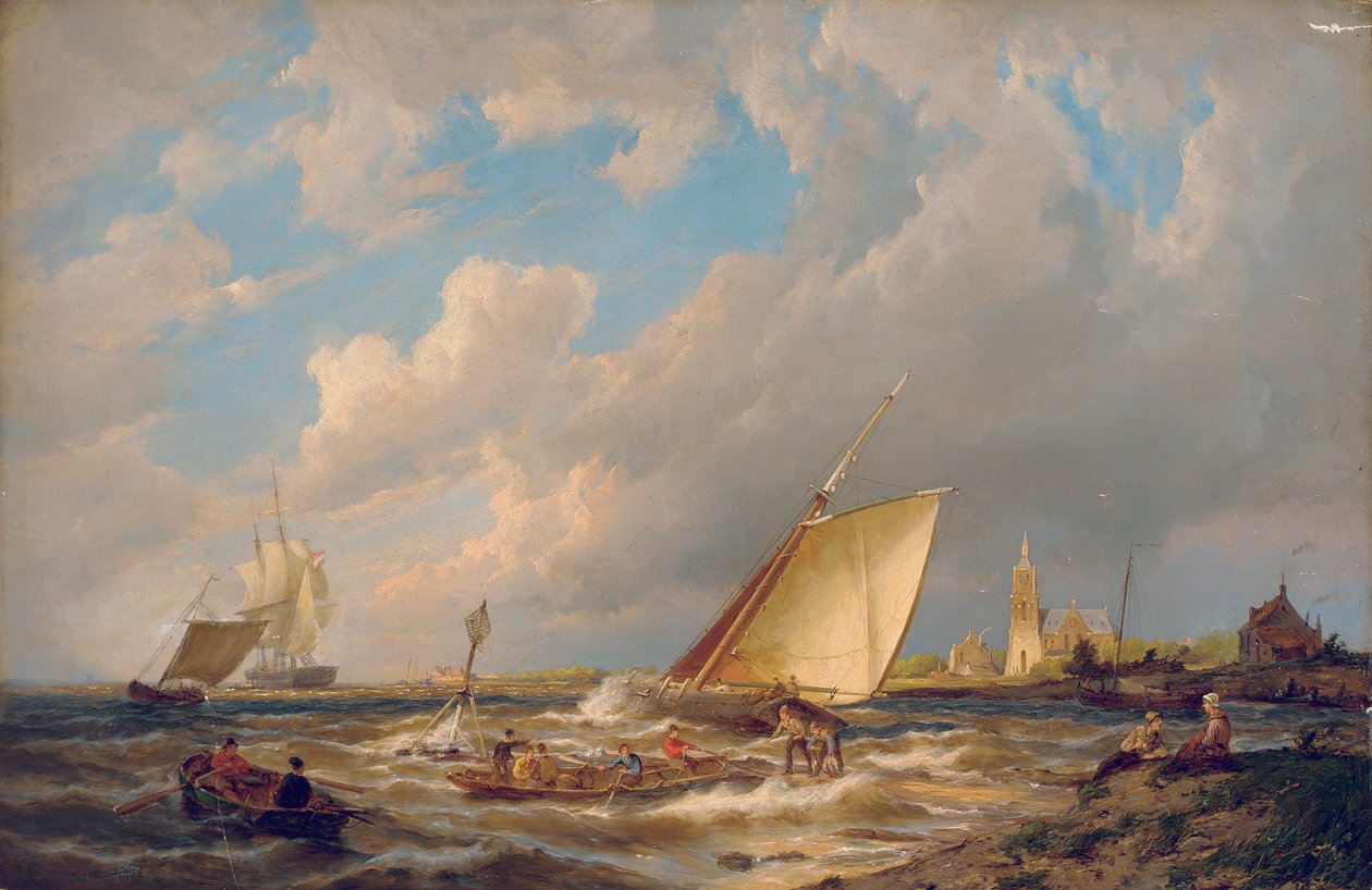 Maassluis, Hollanti tekijältä Pieter Cornelis Dommerson