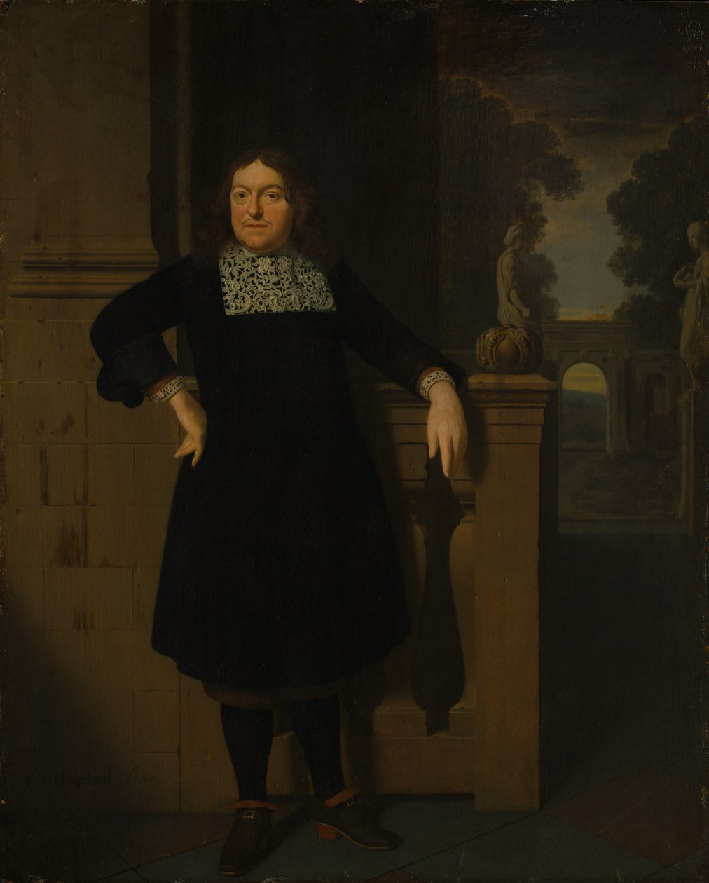 Johan Hulshout 1623-1687, n. 1670 tai hieman myöhemmin. tekijältä Pieter Cornelisz. van Slingeland