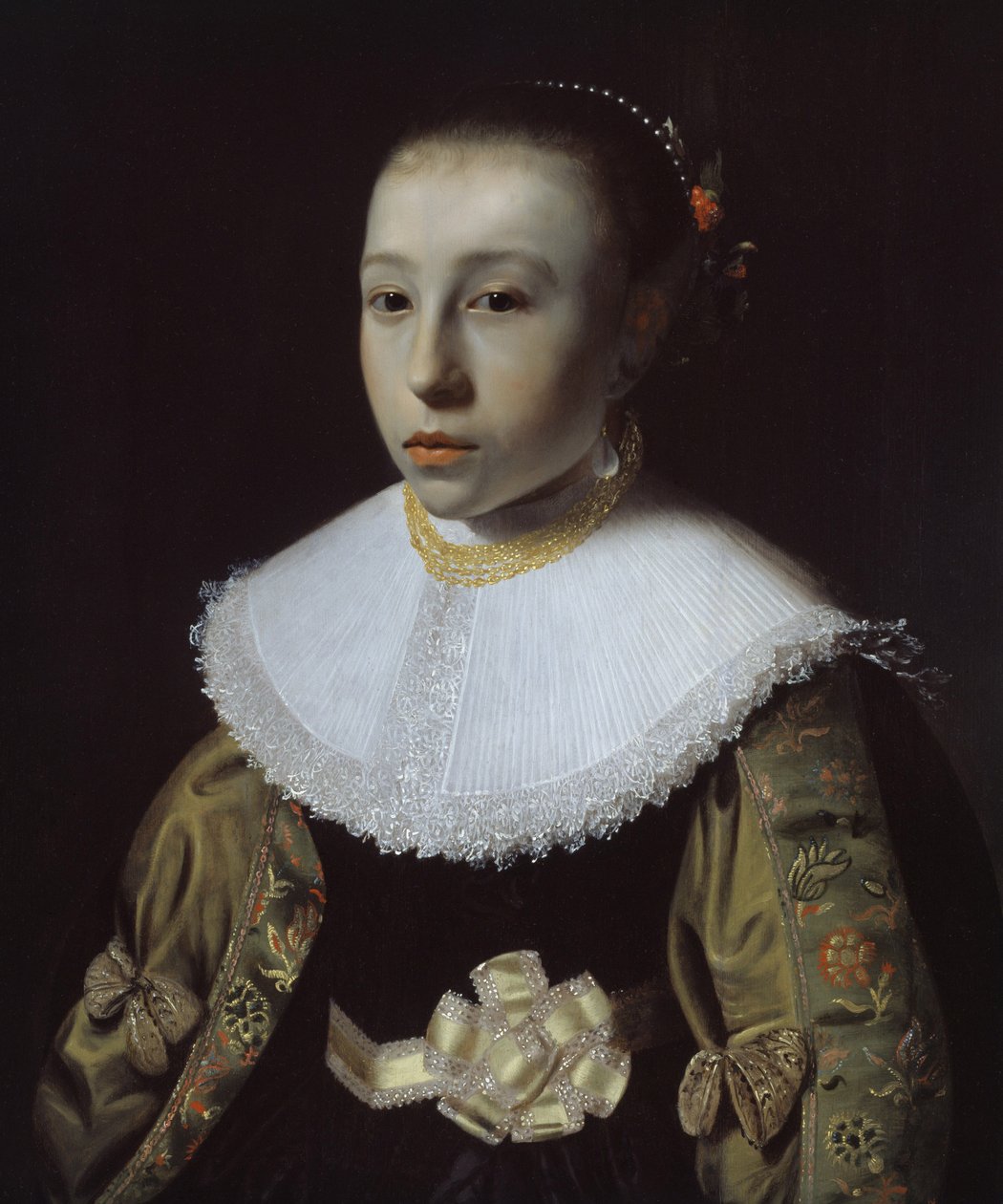 Nuoren tytön muotokuva, 1633-35 tekijältä Pieter Dubordieu