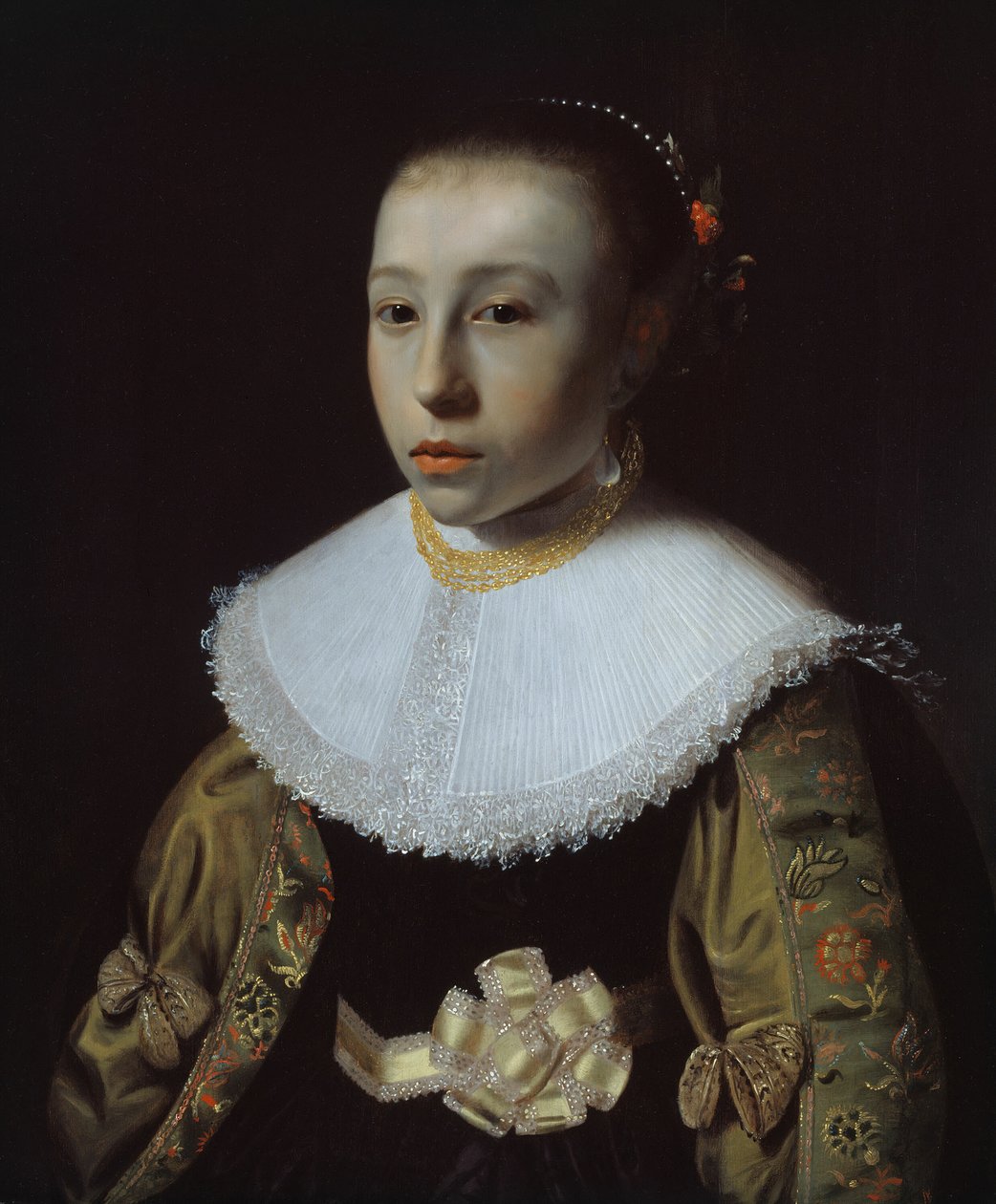 Nuoren tytön muotokuva, 163335. tekijältä Pieter Dubordieu