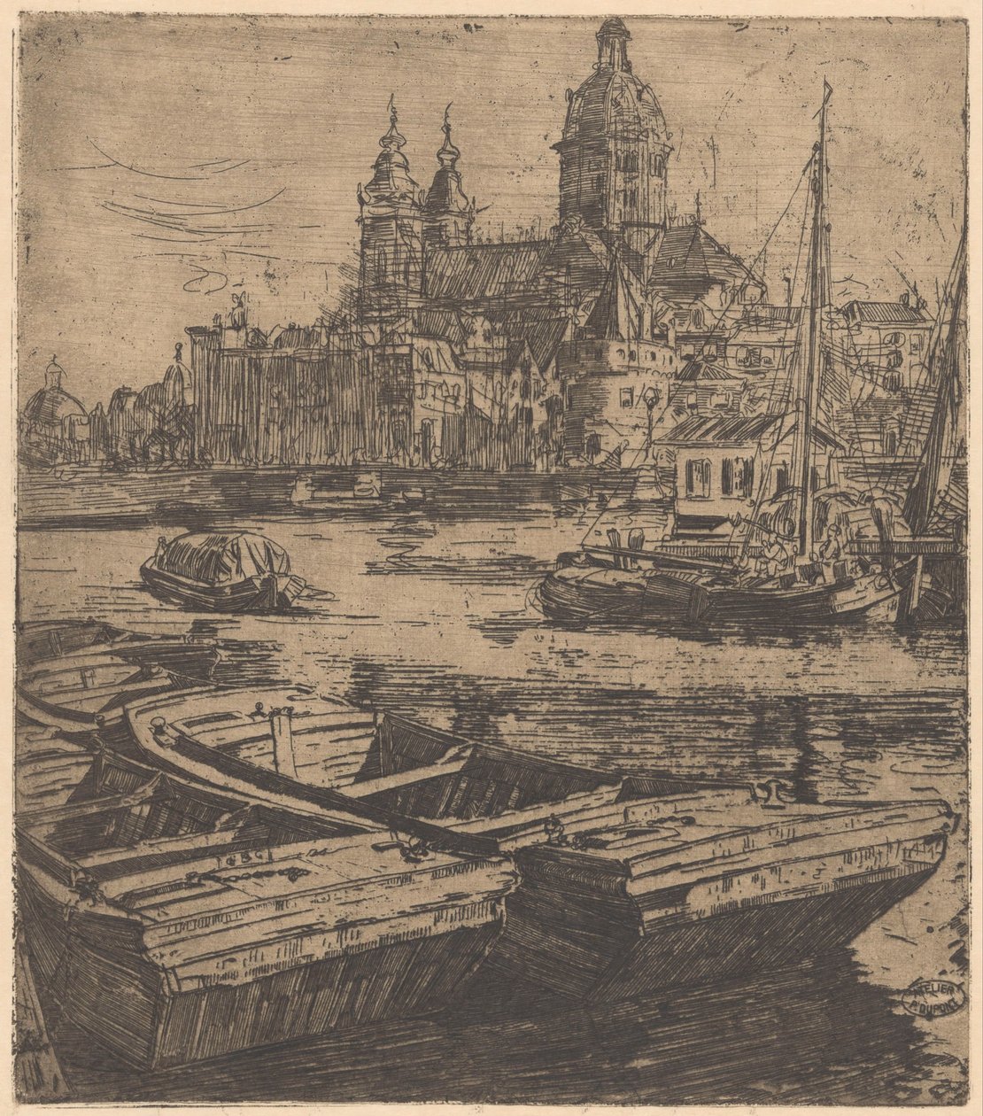 Pyhän Nikolauksen basilika Amsterdamissa tekijältä Pieter Dupont