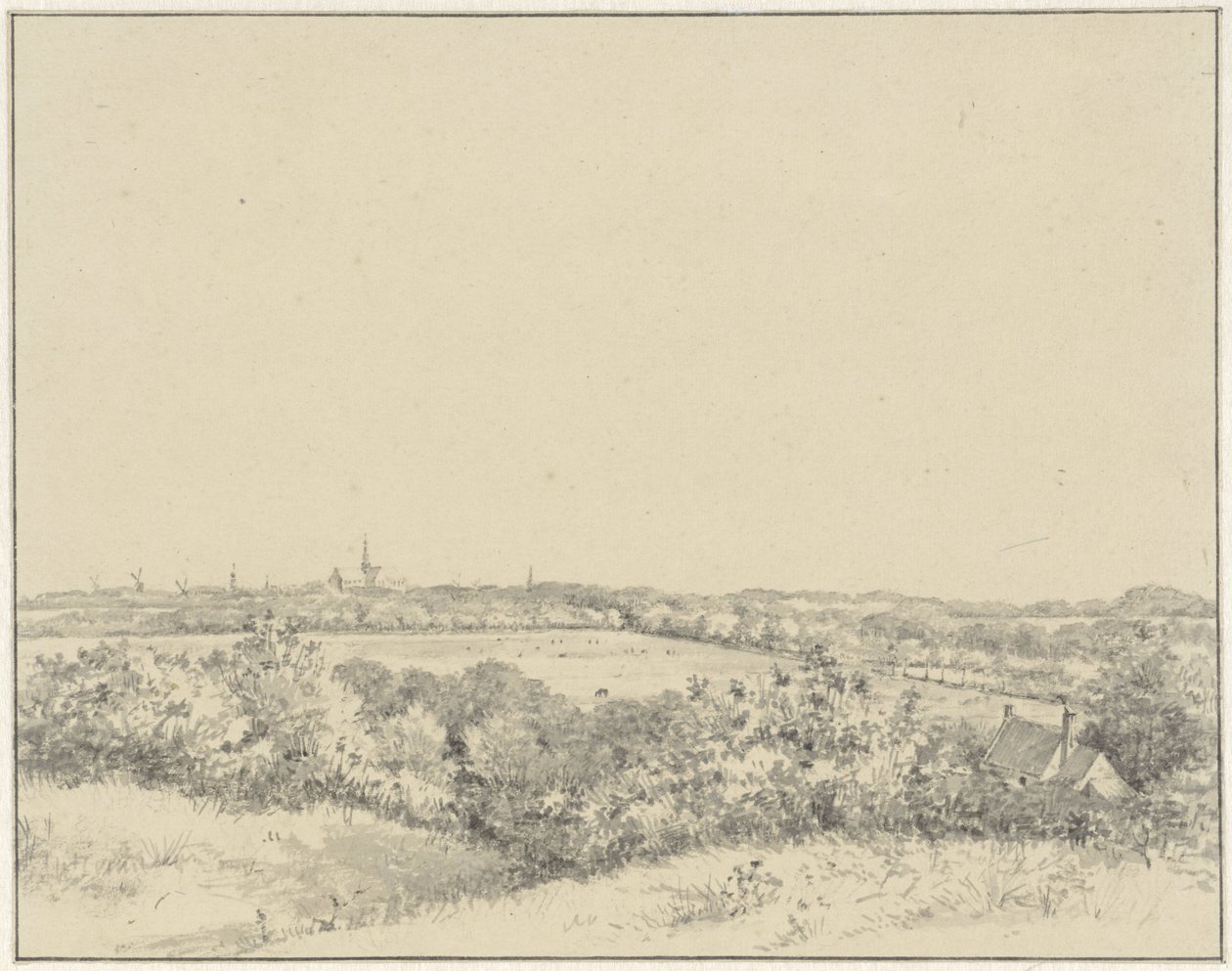 Vista de Haarlem, vista des de l