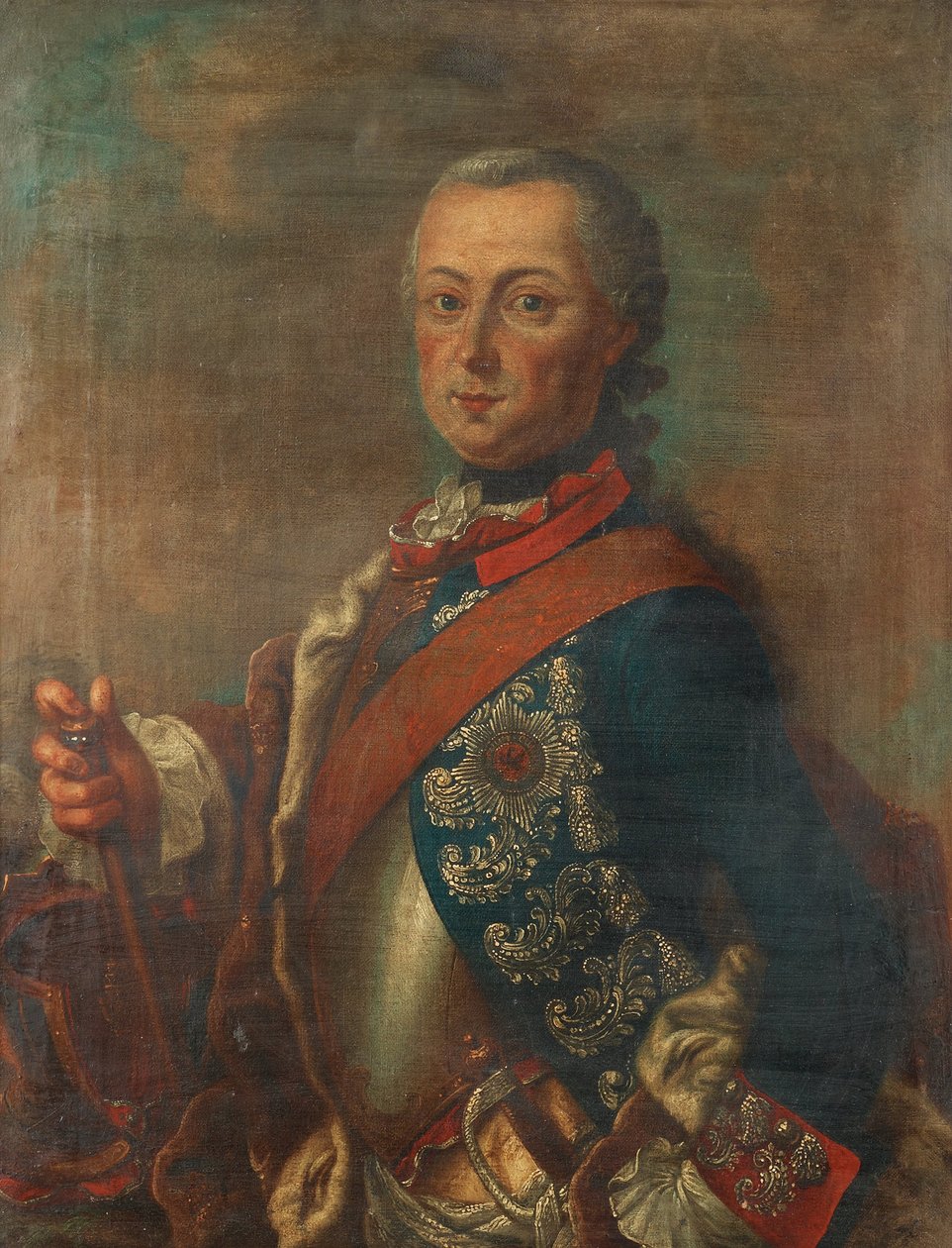Frederick II Preussin muotokuva 17121786 tekijältä Pieter Frederik de la Croix