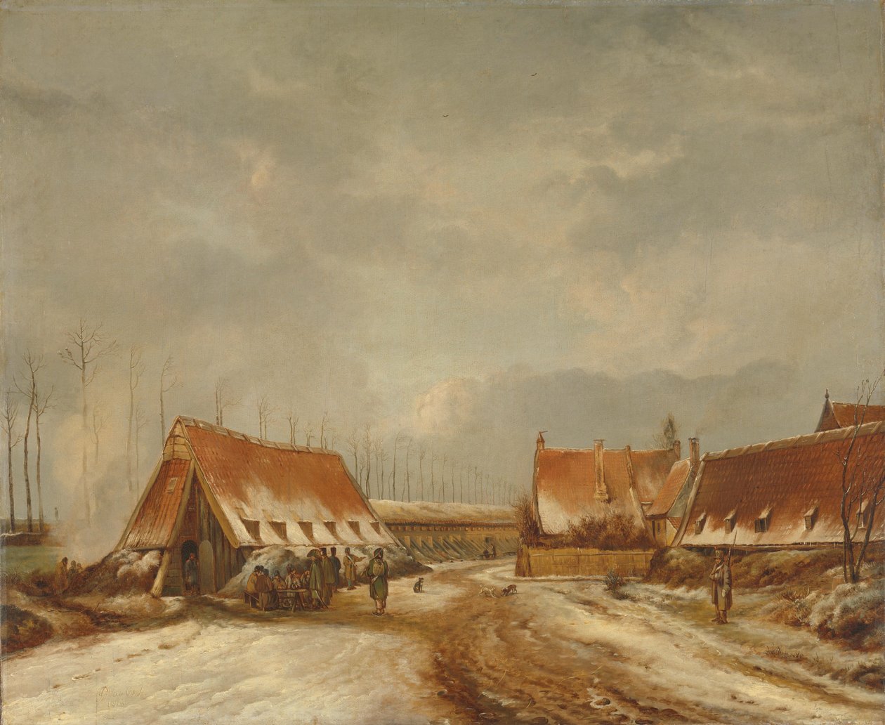 Kasemaatit ennen Naardenia, 1814 tekijältä Pieter Gerardus van Os