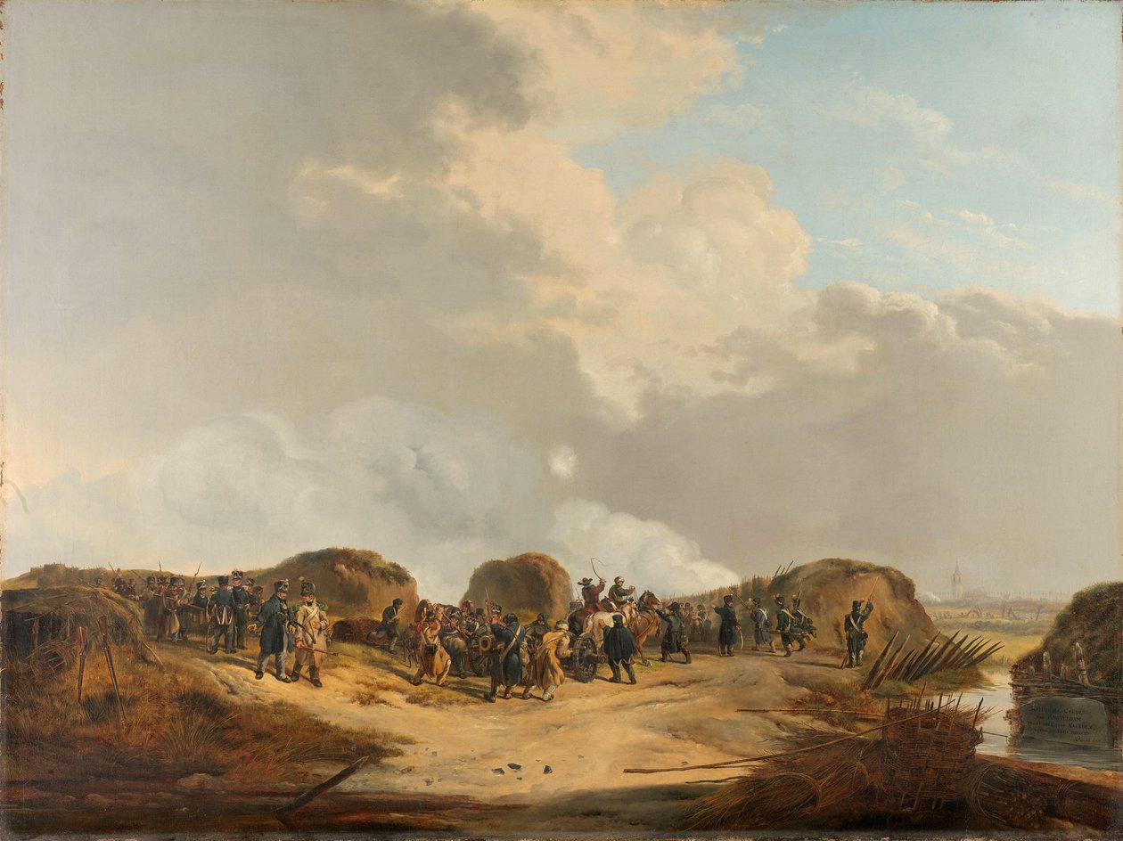 Demilune rakennettiin Naardenin piirityksessä huhtikuussa 1814 tekijältä Pieter Gerardus van Os