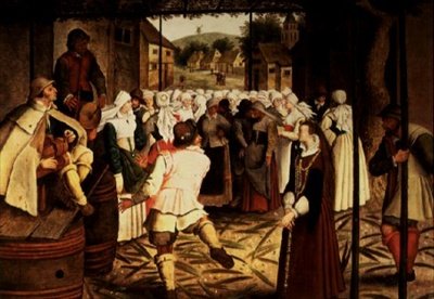 Pyhän Katariinan tanssi tekijältä Pieter III Brueghel