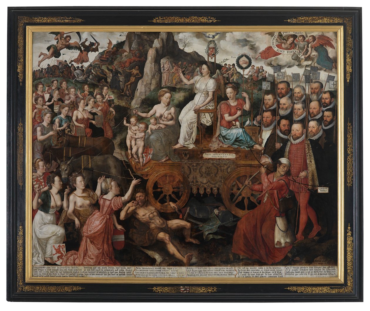 Allegoria vuoden 1577 rauhasta Alankomaissa tekijältä Pieter II Claeissens