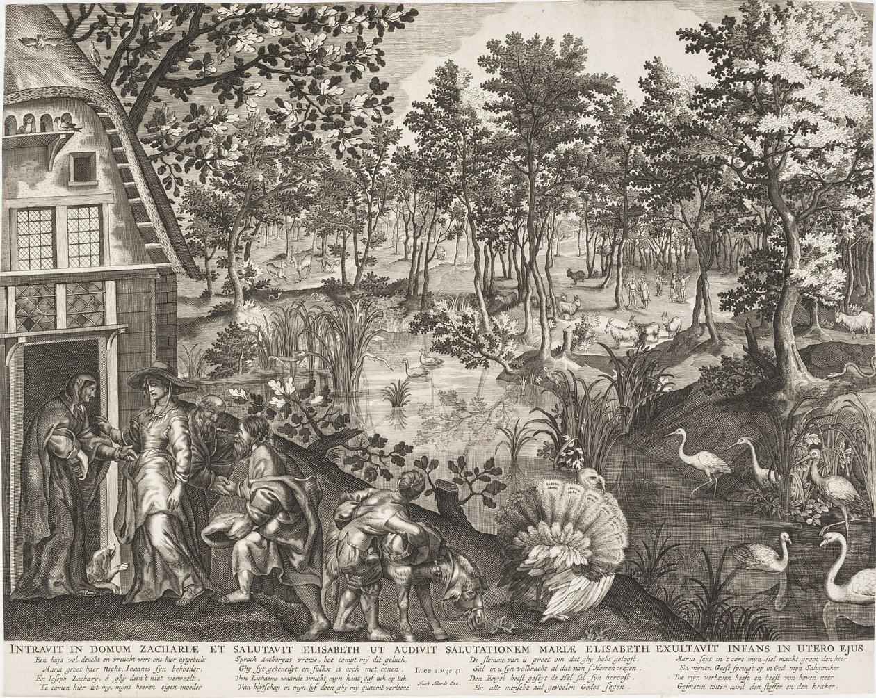 Vierailu metsämaisemassa tekijältä Pieter II de Jode