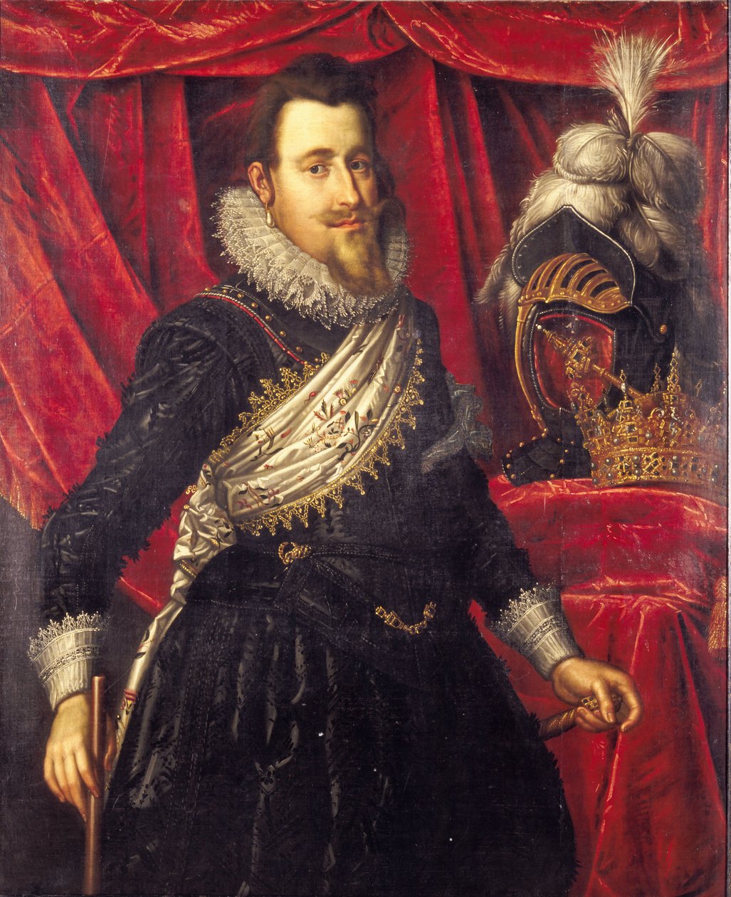 Christian IV, noin 1612 tekijältä Pieter Isaacsz