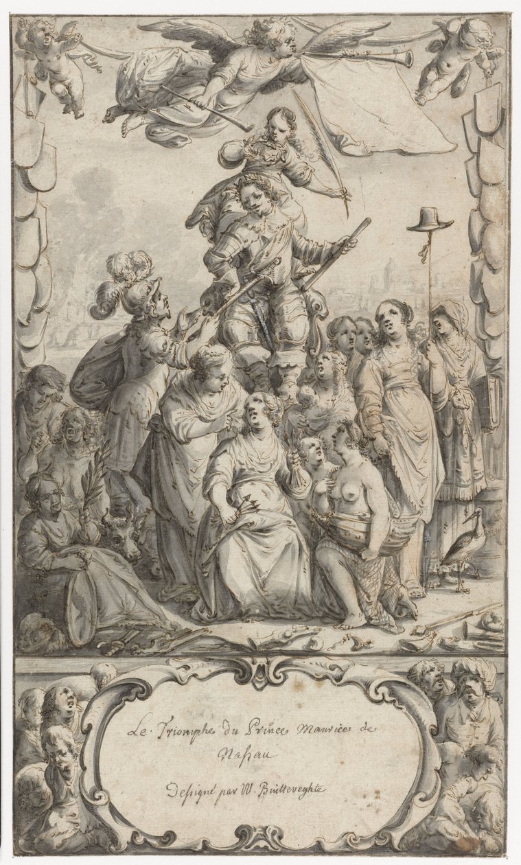 Frontispiece Design Frederick Hendrick van Nassauwille tekijältä Pieter Jansz