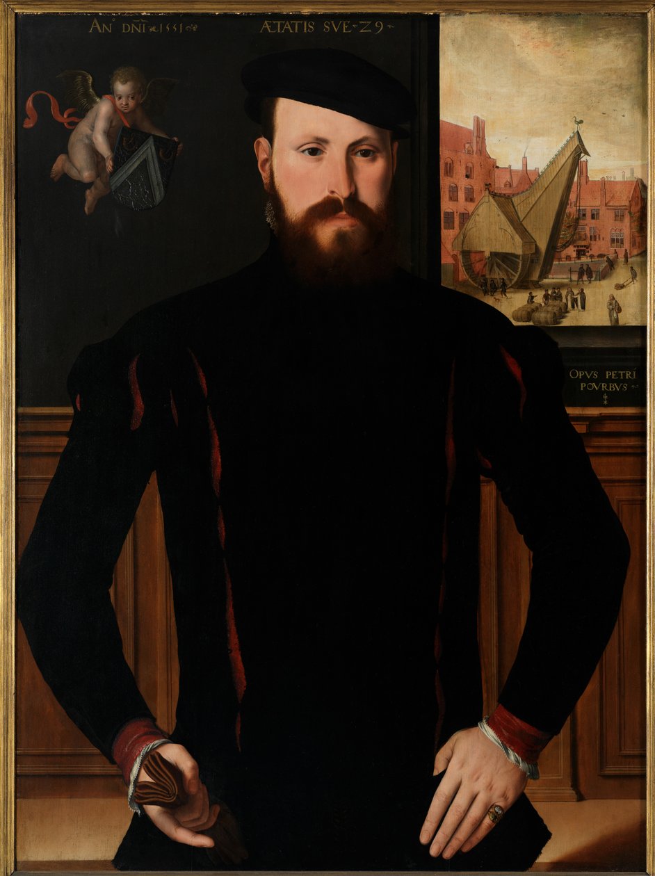 Jan van Eyewerven muotokuva tekijältä Pieter Jansz. Pourbus