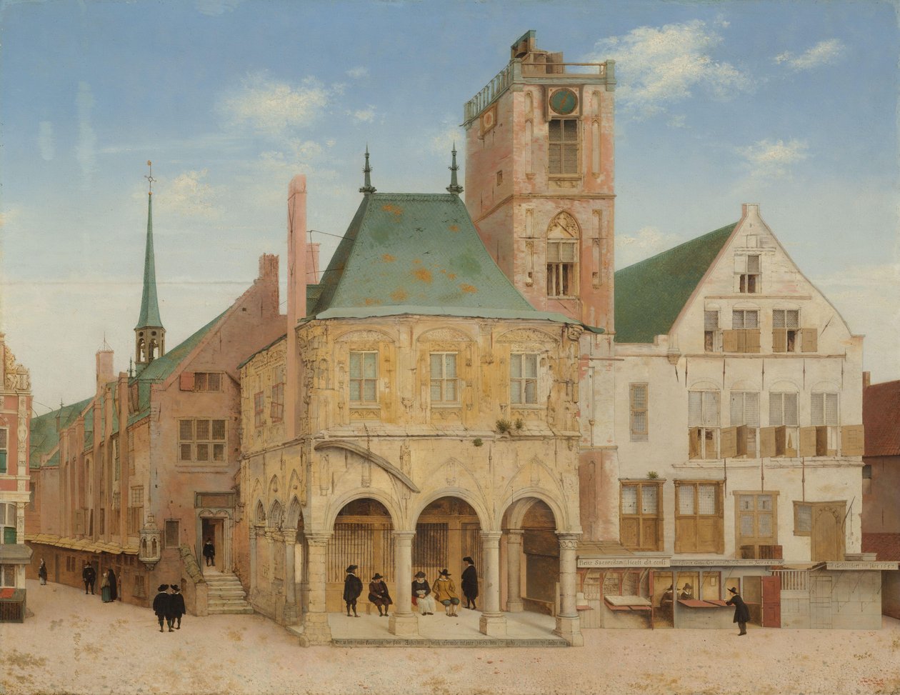Amsterdamin vanha kaupungintalo Amsterdamin vanha kaupungintalo tekijältä Pieter Jansz Saenredam