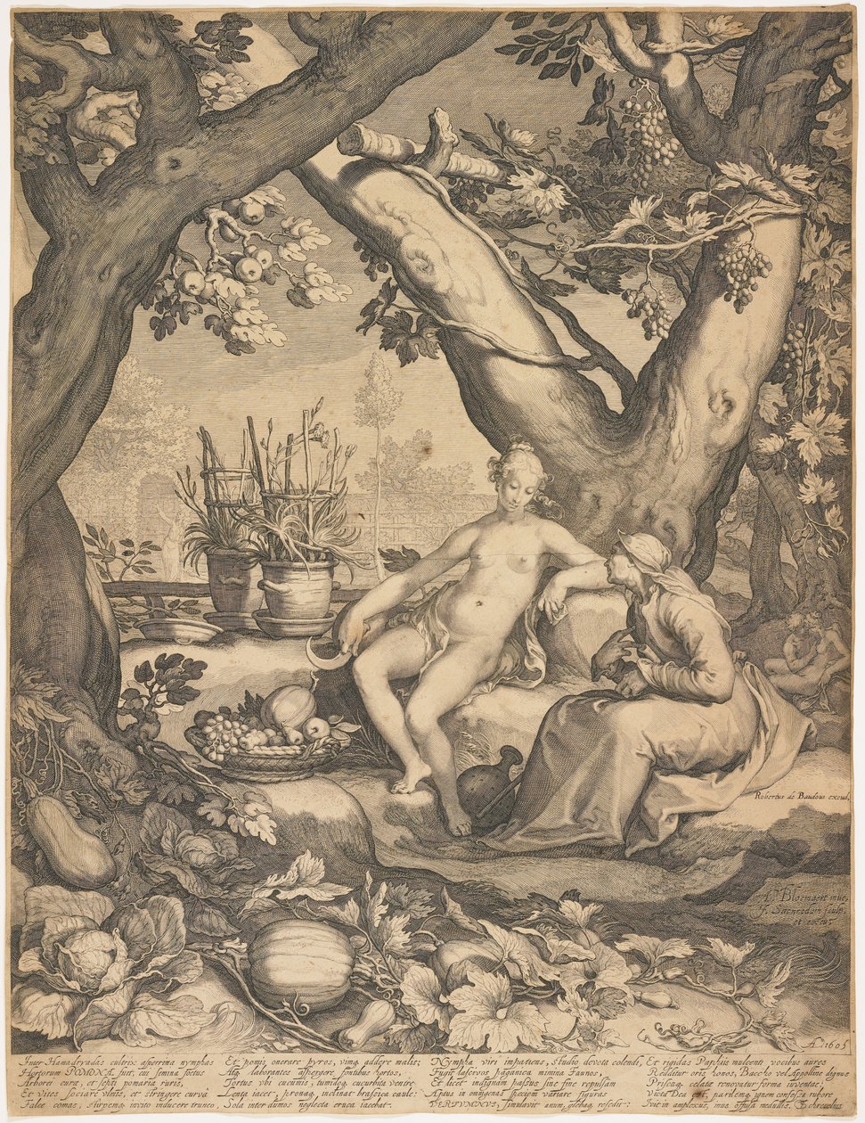 Vertumnus ja Pomona tekijältä Pieter Jansz Saenredam