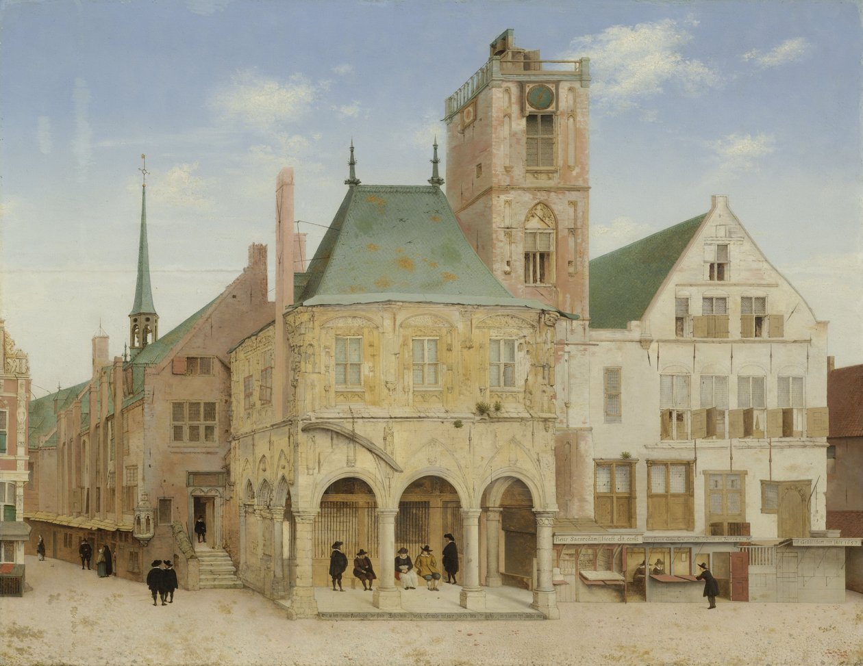 Amsterdamin vanha kaupungintalo, 1657 tekijältä Pieter Janszoon Saenredam