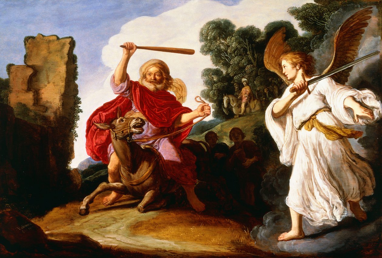Bileam ja aasi, 1622 tekijältä Pieter Lastman