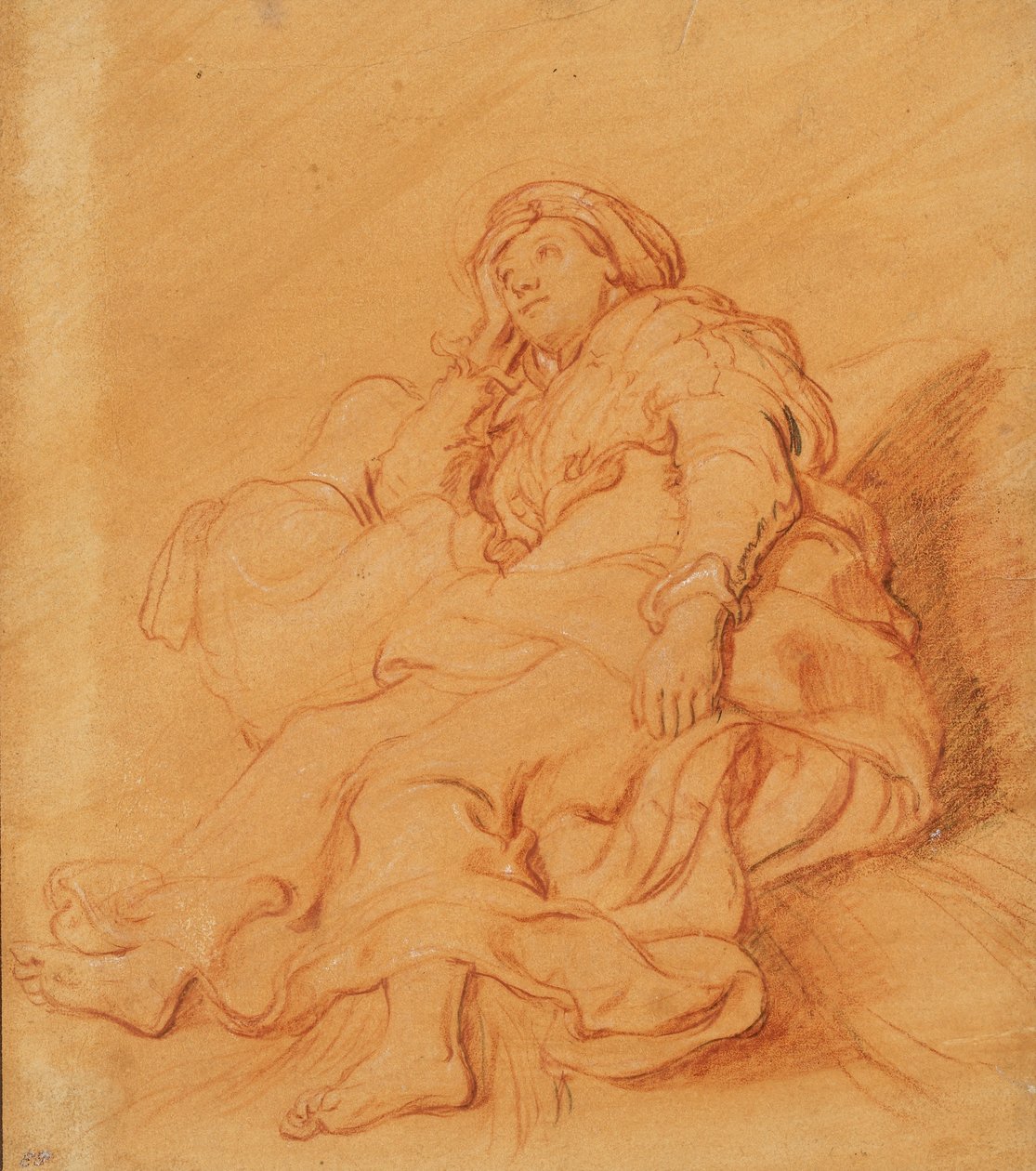 Tutkimus Raakelin hahmosta, n. 1621. tekijältä Pieter Lastman