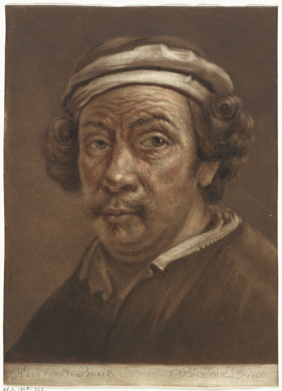 Rembrandt van Rijnin muotokuva tekijältä Pieter Louw