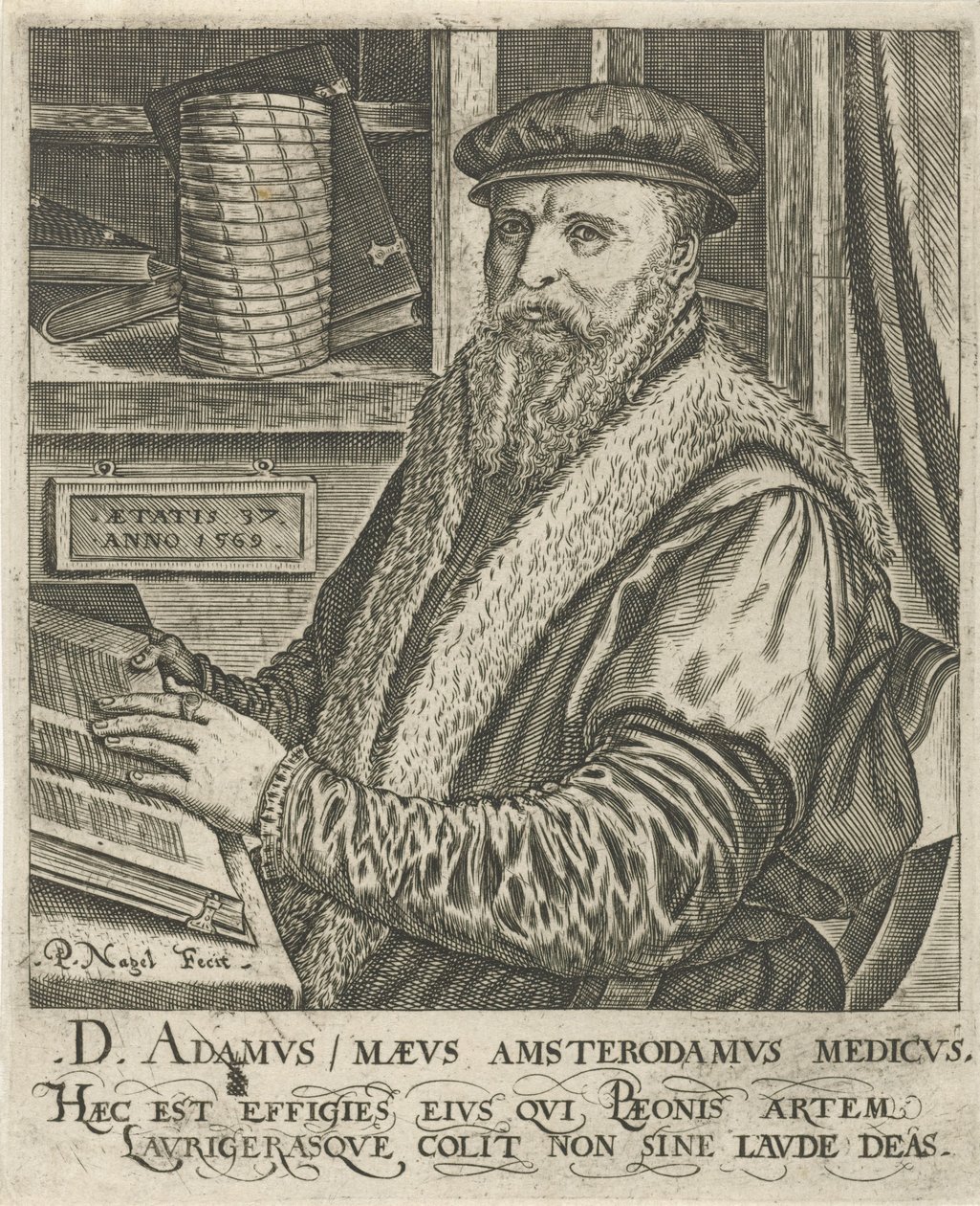 Adam Maeuksen muotokuva tekijältä Pieter Nagel