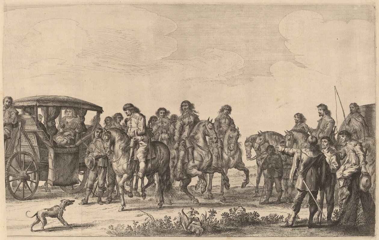 Marie de Medicin saapuminen Amsterdamiin [levy 6/6] tekijältä Pieter Nolpe