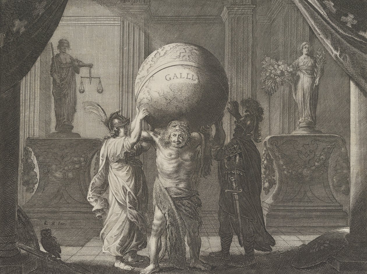 Levy 13: Allegoria epäsopusta Ranskassa, Caspar Barlaeus, Medicea Hospes, 1638. tekijältä Pieter Nolpe