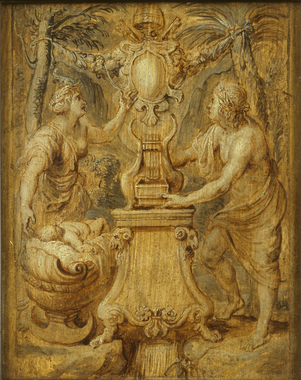 Matthias Casimiris Sarbieviin kansikuva. Lyricorum Libri IV, kirjoittanut Maciej Kazimierz Sarbiewski, 1632. tekijältä Pieter Paul Rubens