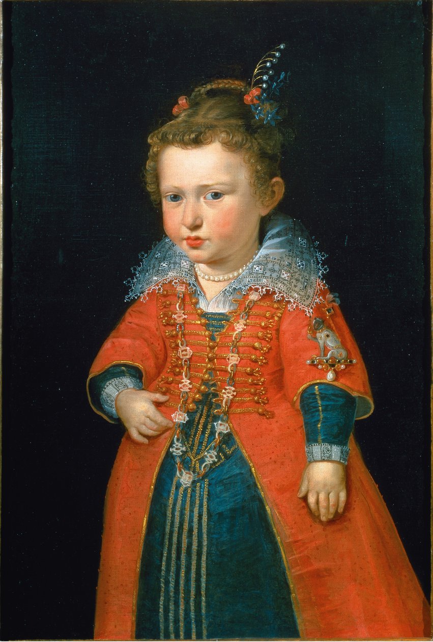 Eleonora Gonzaga 1598-1655 kaksivuotiaana, n. 1600. tekijältä Pieter Paul Rubens