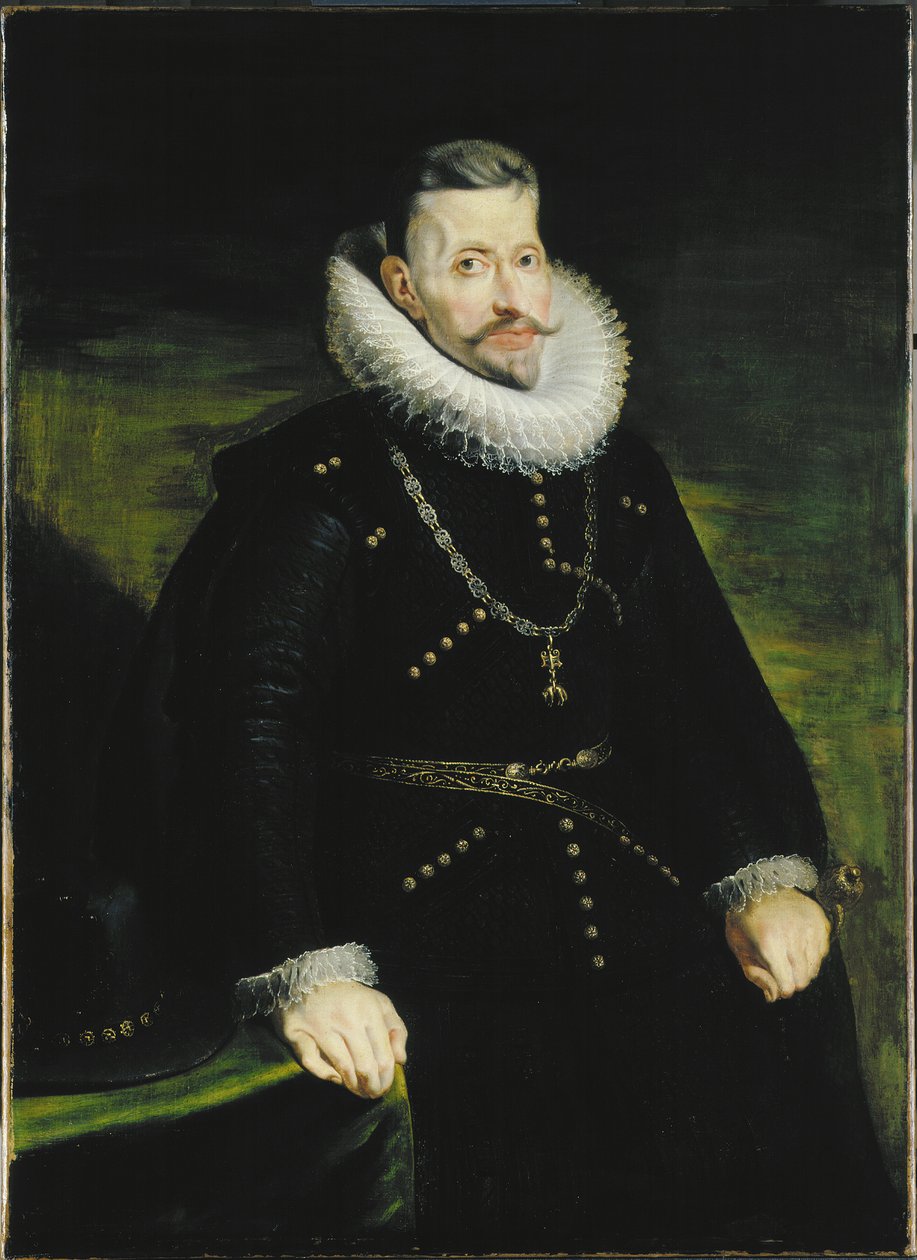 Itävallan arkkiherttua Albertin muotokuva 1559-1621, Espanjan Alankomaiden kuvernööri, 1616. tekijältä Pieter Paul Rubens
