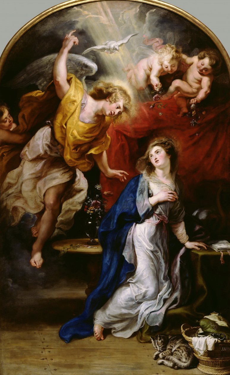 Ilmoitus, 1628-1629. tekijältä Peter Paul Rubens