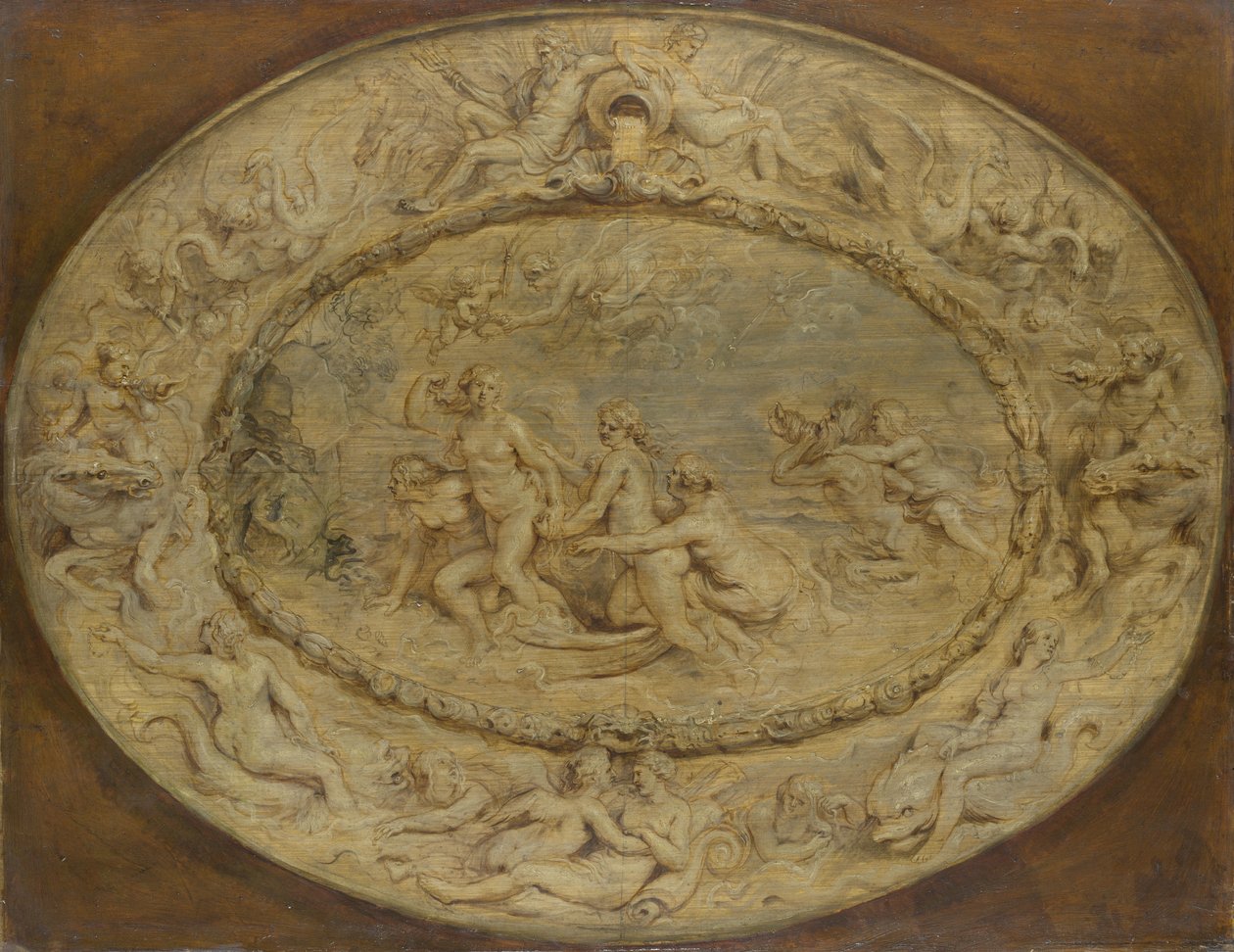 Venuksen syntymä, noin 1632-1633 tekijältä Peter Paul Rubens