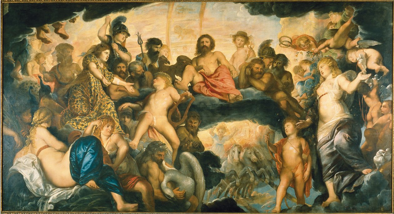 jumalten neuvosto. tekijältä Pieter Paul Rubens