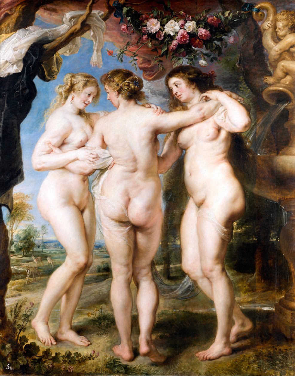Kolme armoa, n. 1635 tekijältä Peter Paul Rubens