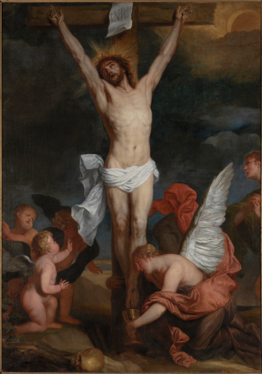 Ristiinnaulitseminen, 1600-luvun toinen puoli. tekijältä Pieter Pauwel Thijs