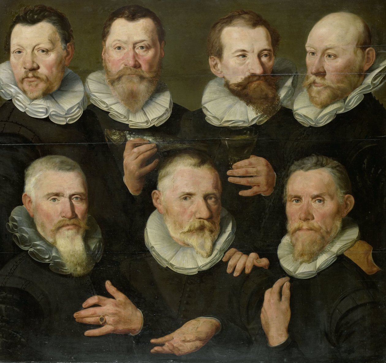 Kapteeni Pieter Dircksz Hasselaerin ja luutnantti Jan Gerritsz Hooftin komppania, Amsterdam tekijältä Pieter Pietersz. (I) (circle of)