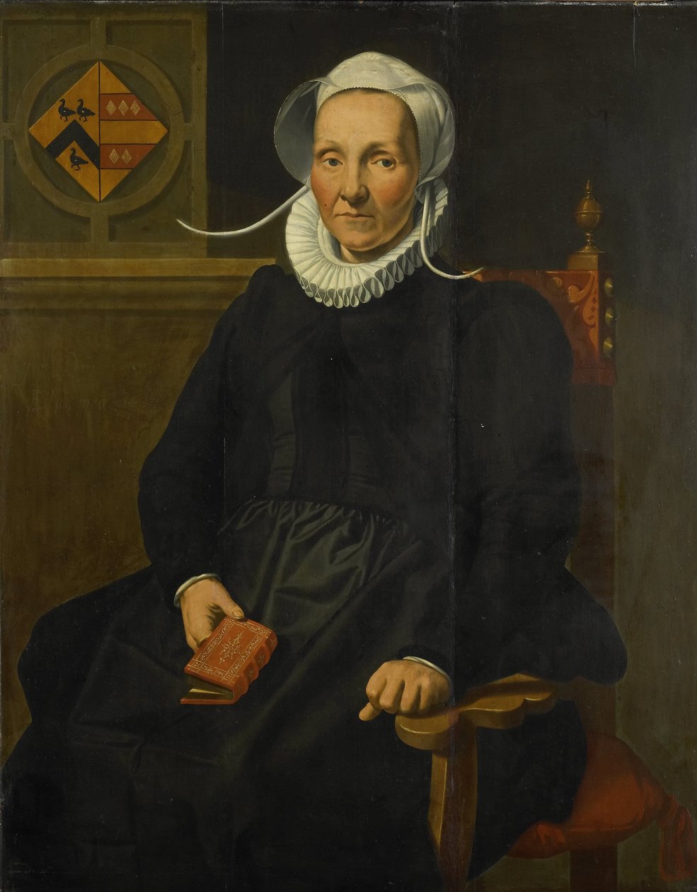 Dirckje Tymansdr Gaelin muotokuva, nimeltä van der Graft, Mattheus Augustijnsz Steynin vaimo tekijältä Pieter Pietersz. (I)