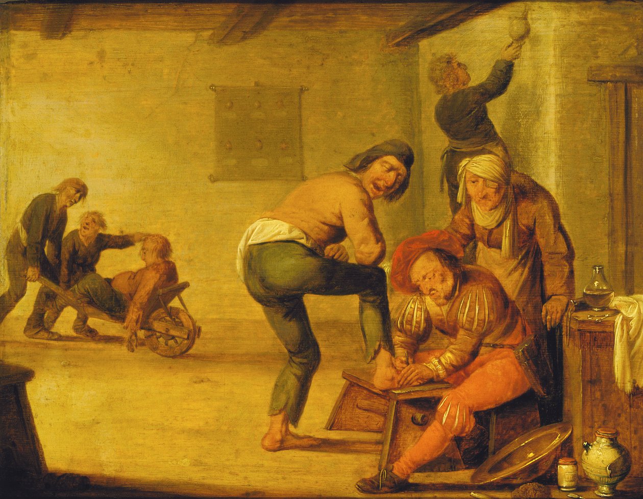 Kyläkirurgi, 1633. tekijältä Pieter Quast