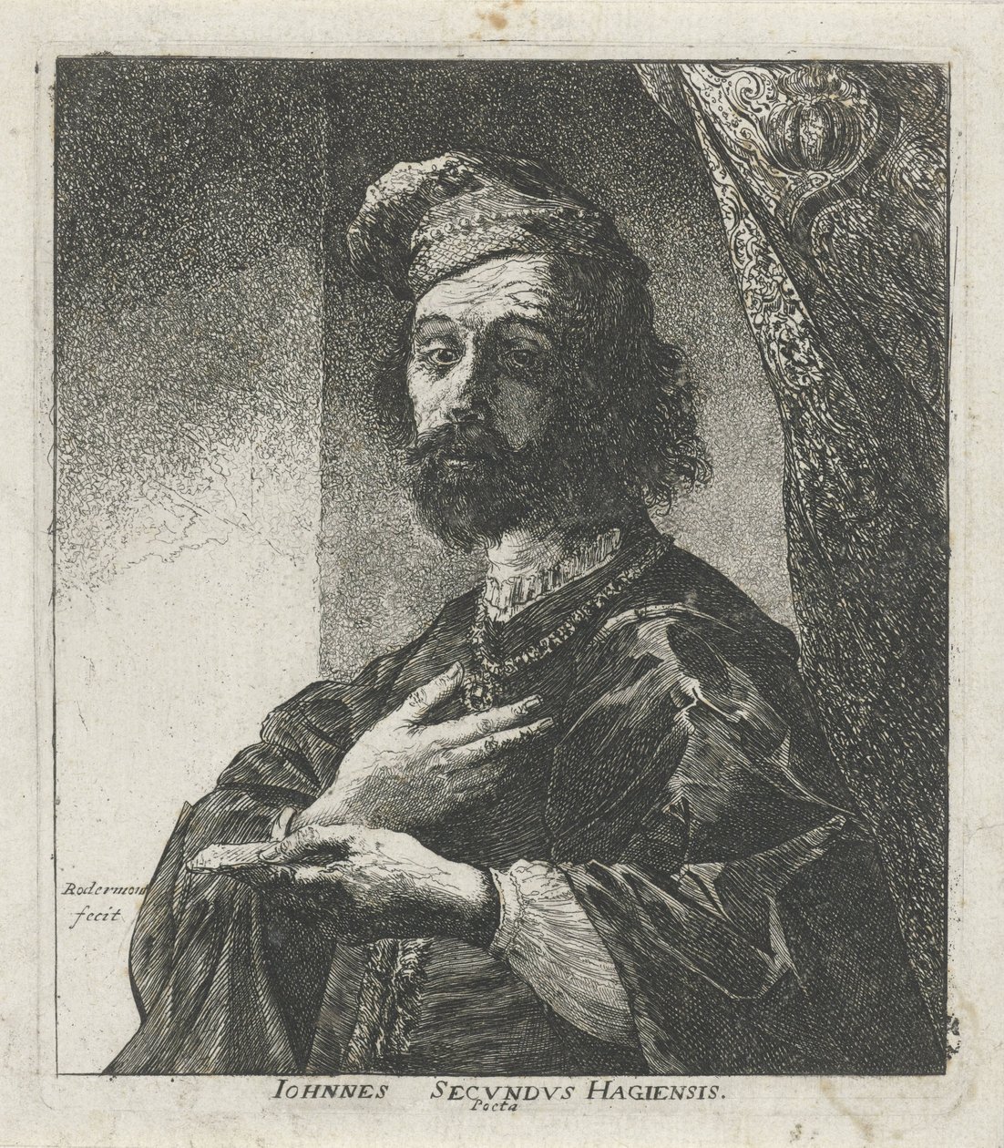 Portree van Janus Secundus tekijältä Pieter Rottermondt