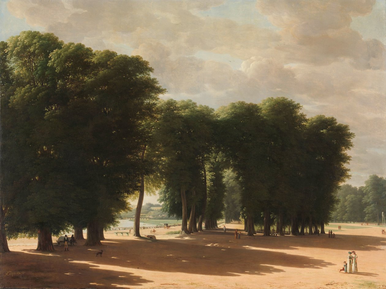 Pariisin Saint-Cloudin puiston sisäänkäynti Pariisin St Coudin puiston sisäänkäynti tekijältä Pieter Rudolph Kleijn