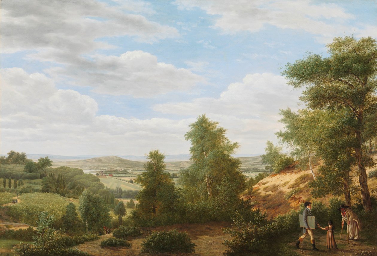 Näkymä Montmorencyn laaksoon lähellä Saint-Leu-la-Forêtia Näkymä Montmorencyn tasangolle lähellä Saint-Leu-la-Forêtia tekijältä Pieter Rudolph Kleijn
