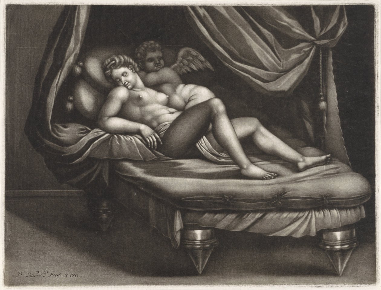 Cupid ja Psyche tekijältä Pieter Schenk (I)