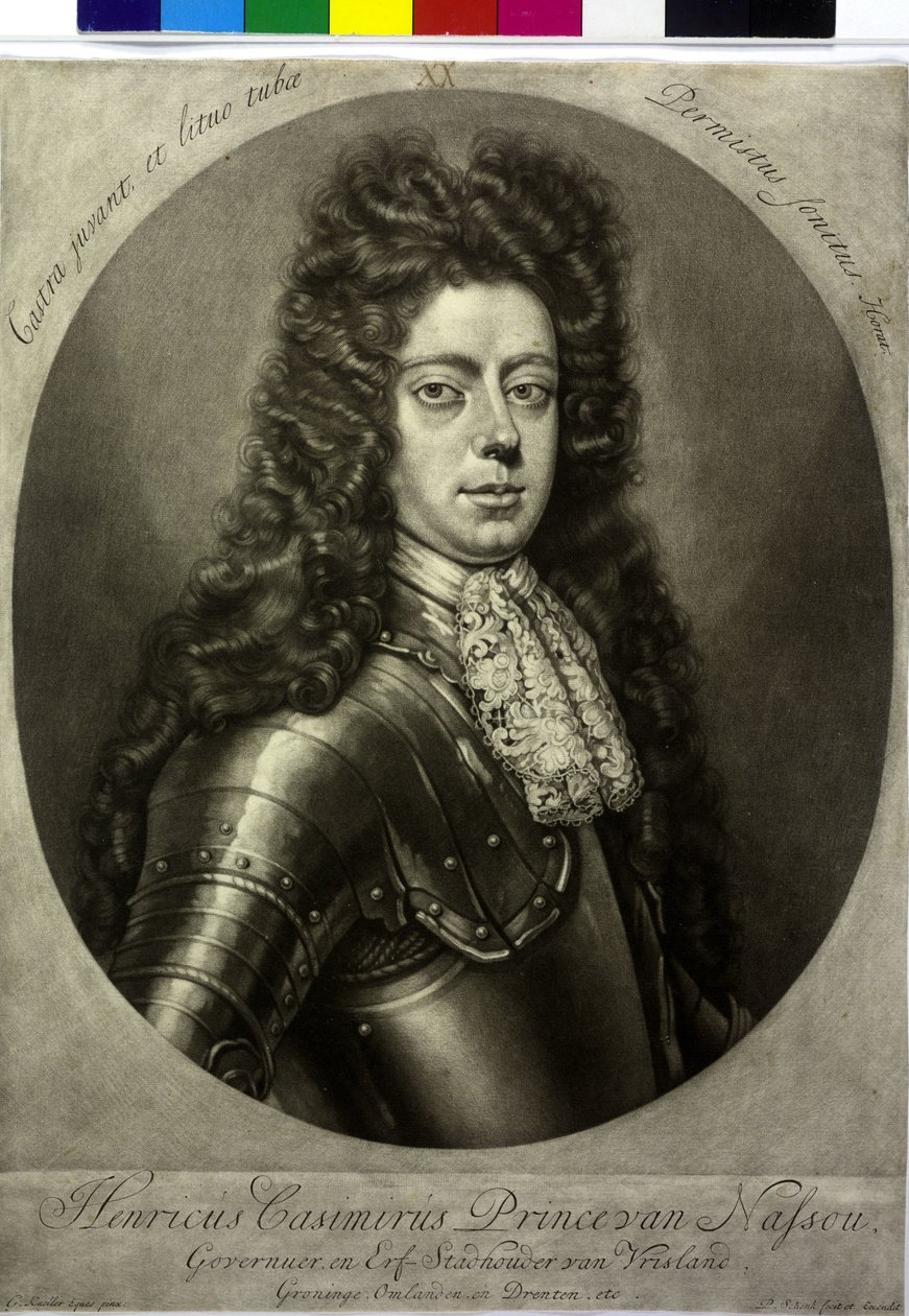 Nassau-Diezin kreivi Henry Casimir II (tuloste) tekijältä Pieter Schenk