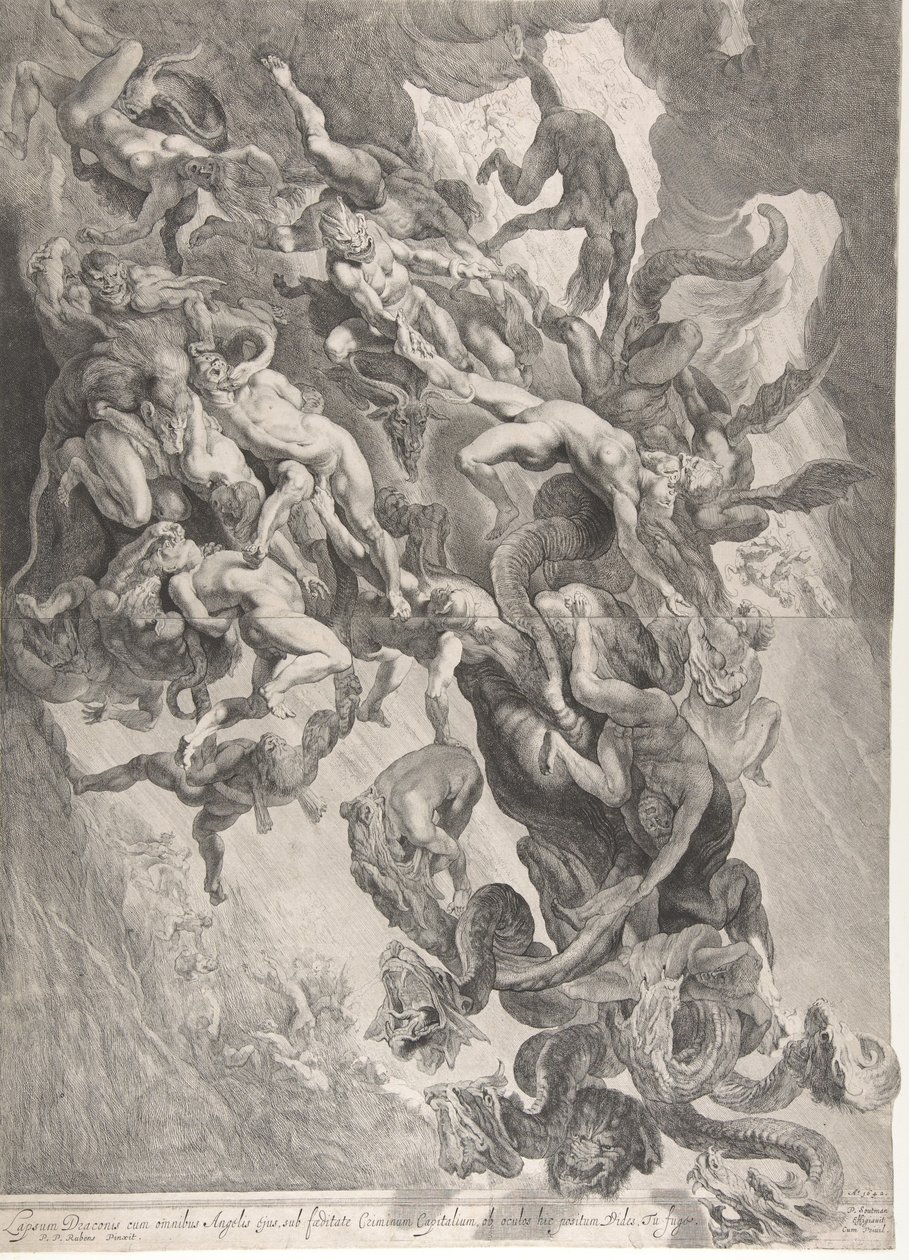 The Fall of the Damned, 1642. tekijältä Pieter Soutman