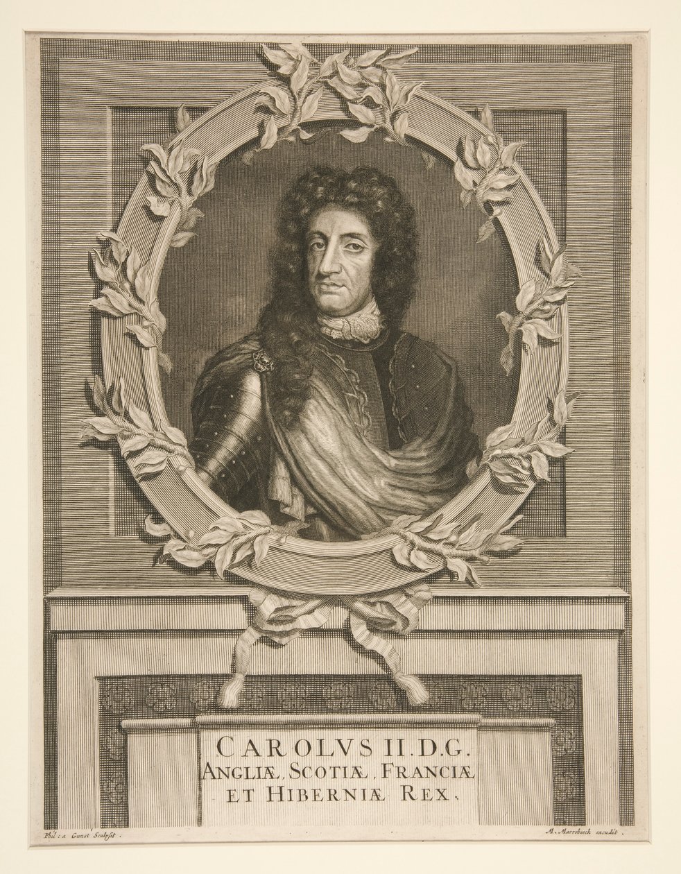 Kaarle II, Englannin kuningas (1630-1685) tekijältä Pieter Stevens van Gunst