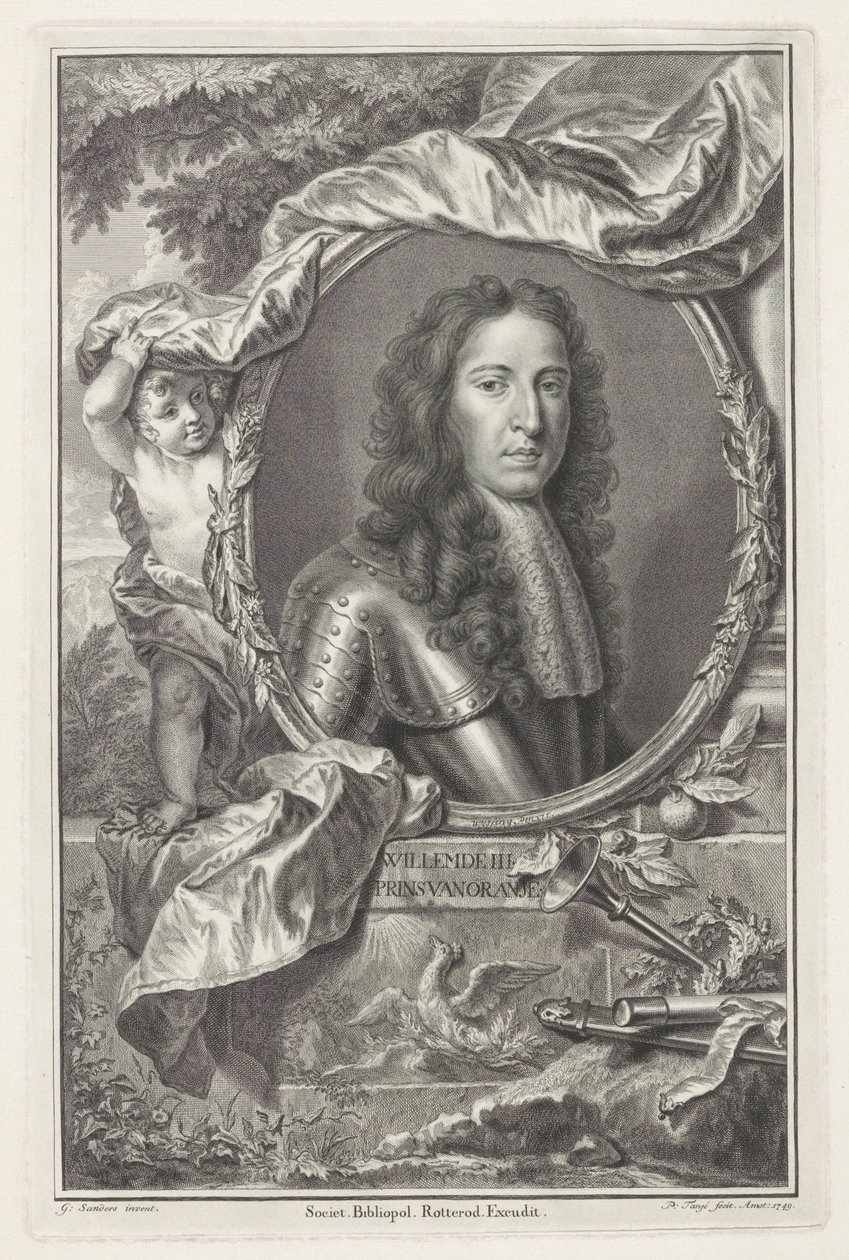 Oranssin prinssin William III:n muotokuva tekijältä Pieter Tanjé