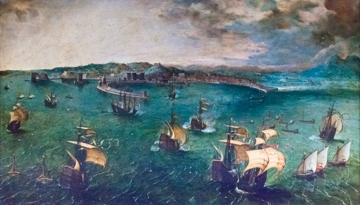 Taistelu Napolinlahdella tekijältä Pieter Bruegel the Elder