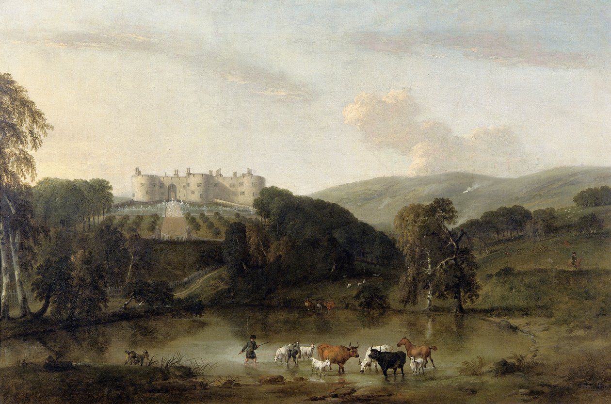 "Chirkin linna pohjoisesta", 1704-1734 tekijältä Pieter Tillemans